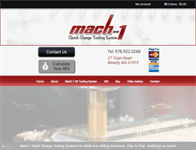 Tablet Screenshot of mach-1.com